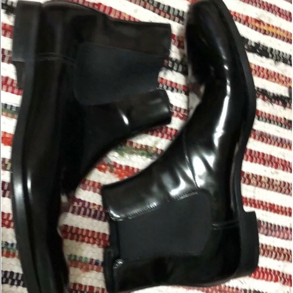 Mens Prada Shoes Size 11 Black Leather Polished main image 3